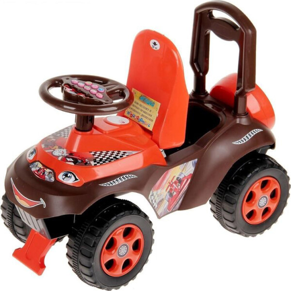 

Толокар Машинка Doloni Toys руль без музыки Красно/коричневый (bc-fl-1047)