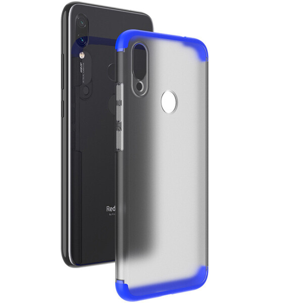 

Матовая PC накладка GKK LikGus 360 градусов для Xiaomi Redmi Note 7 Pro (Синий) (747637)