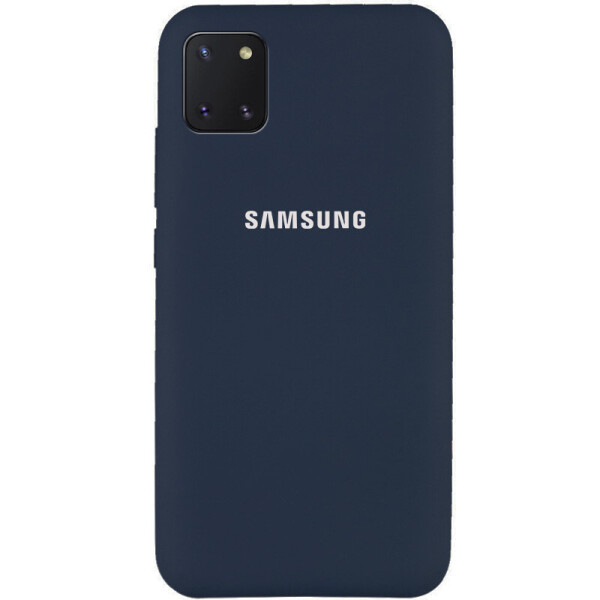 

Чехол Silicone Cover Full Protective (AA) для Samsung Galaxy Note 10 Lite (A81) (Синий / Midnight blue) (914291)