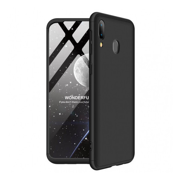 

TPU+PC чехол DLONS NY с держателем-подставкой для Samsung Galaxy A30 (Черный) (767250)