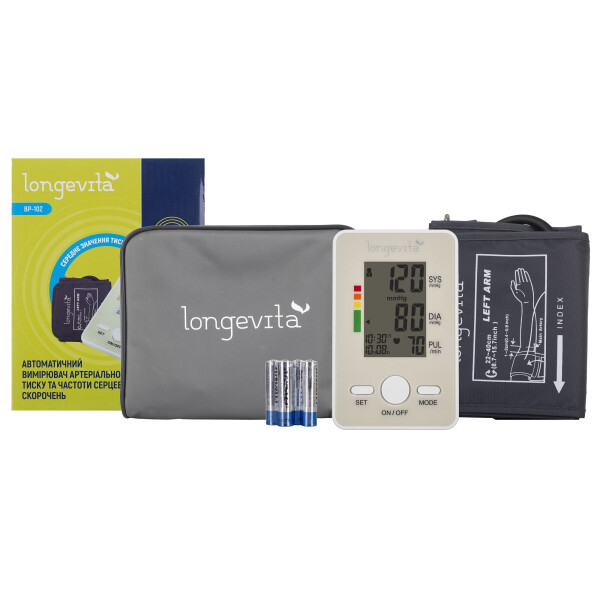 

Автоматический измеритель давления Longevita BP-102 (5828401)