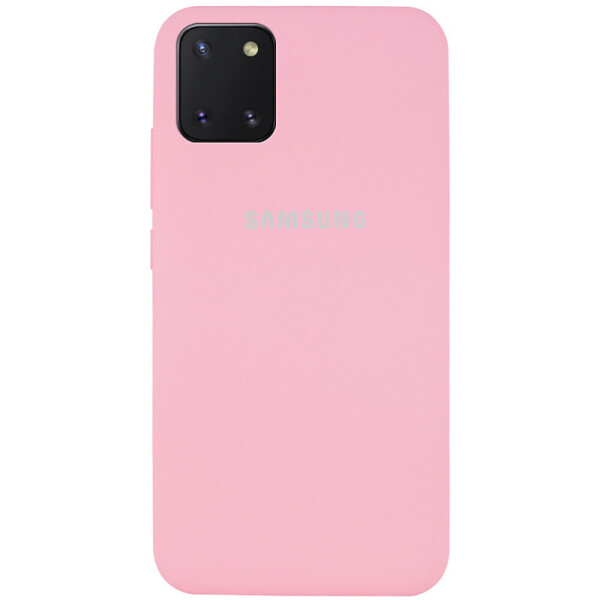 

Чехол Silicone Cover Full Protective (AA) для Samsung Galaxy Note 10 Lite (A81) (Розовый / Light pink) (906179)