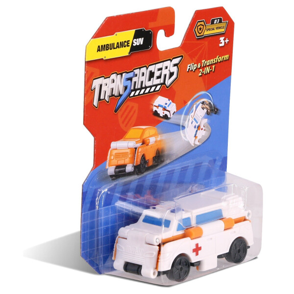 

Машинка 2-в-1 Скорая помощь Внедорожник TransRacers (6523169)