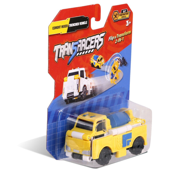 

Машинка 2-в-1 Бетономешалка Траншеекопатель TransRacers (6523165)