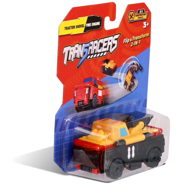 

Машинка 2-в-1 Экскаватор Пожарная машина TransRacers (6523178)