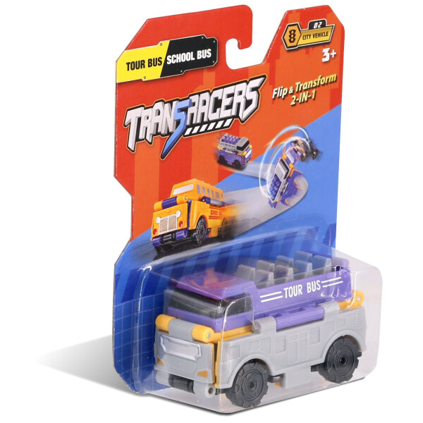 

Машинка 2-в-1 Туристический Школьный автобус TransRacers (6523174)