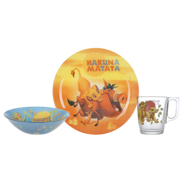 

Набор детский Luminarc Disney Lion King, 3 предмета (6517361)
