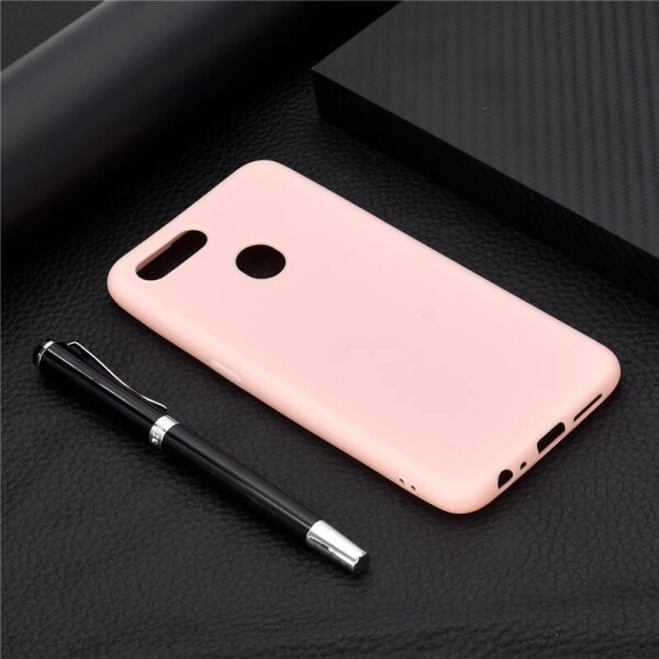 

Чехол Soft Touch для Oppo A12 силикон бампер светло-розовый
