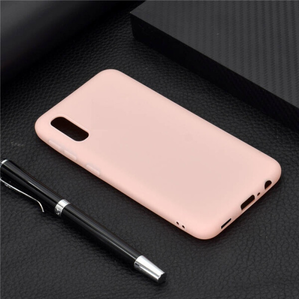 

Чехол Soft Touch для Vivo Y1S силикон бампер светло-розовый