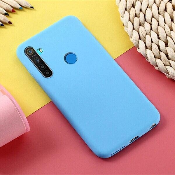 

Чехол Soft Touch для Realme 6i силикон бампер мятно-голубой