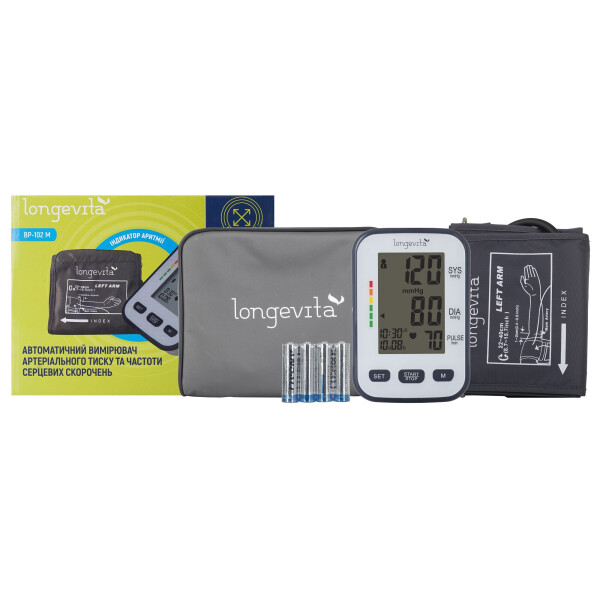 

Автоматический измеритель давления Longevita BP-102М (6303464)