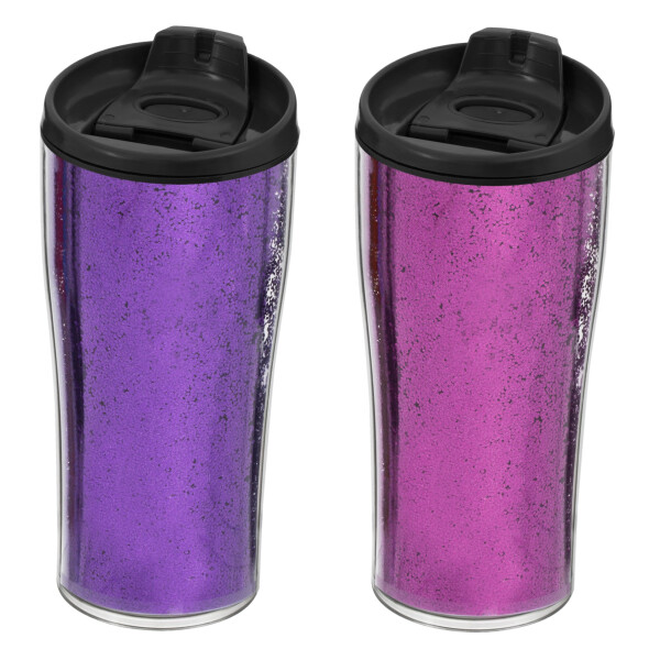 

Термокружка HEREVIN Pink&Purple Glitter Powder MIX (6505978)