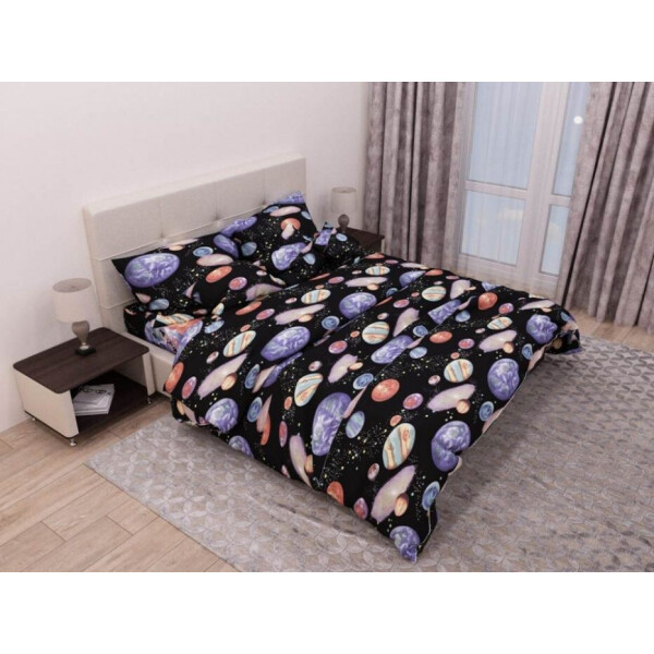 

Комплект постельного белья IMAH Поликоттон Двуспальный 00792pkd1620p2021n257n77