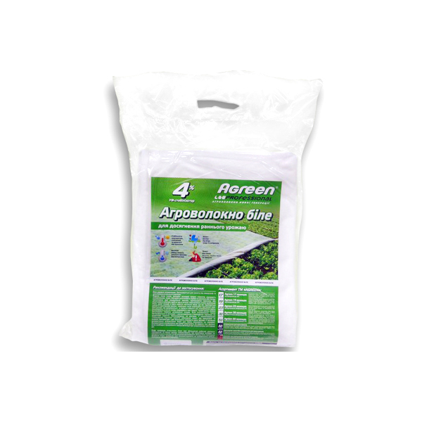 

Агроволокно Agreen 23 г/м2 белое (1,6х5 м)