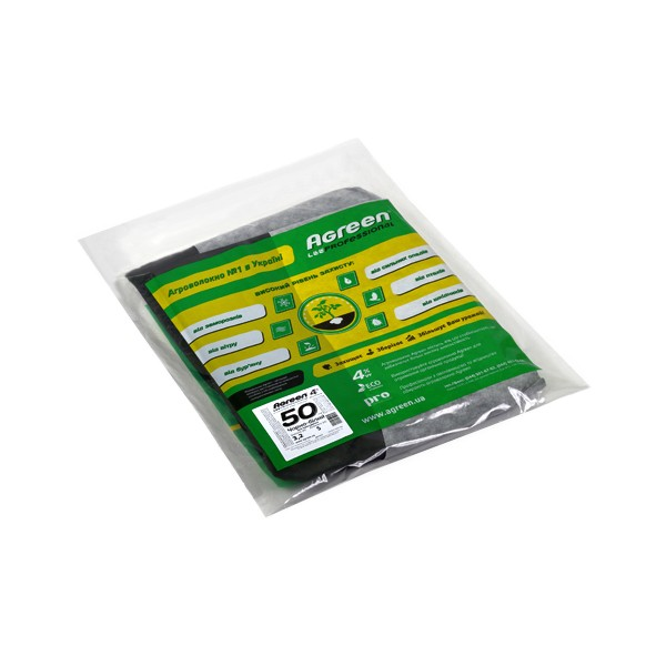 

Агроволокно Agreen 50 г/м2 черно-белое (3,2x5 м)
