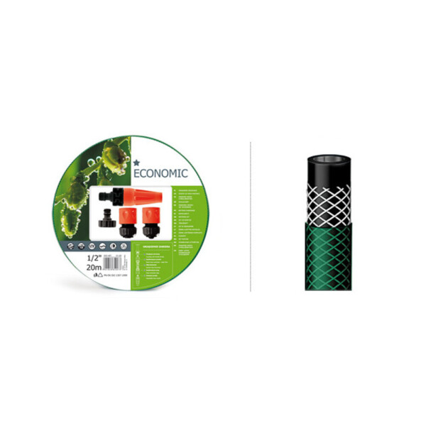 

Шланг для полива с набором фитингов Cellfast ECONOMIC 3/4” 20м (10-102)
