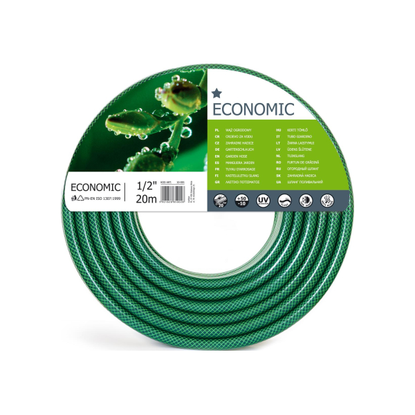 

Шланг поливочный Cellfast ECONOMIC 1/2" длина 20 м