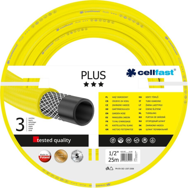 

Шланг поливочный Cellfast PLUS 1/2" 70м (10-750)