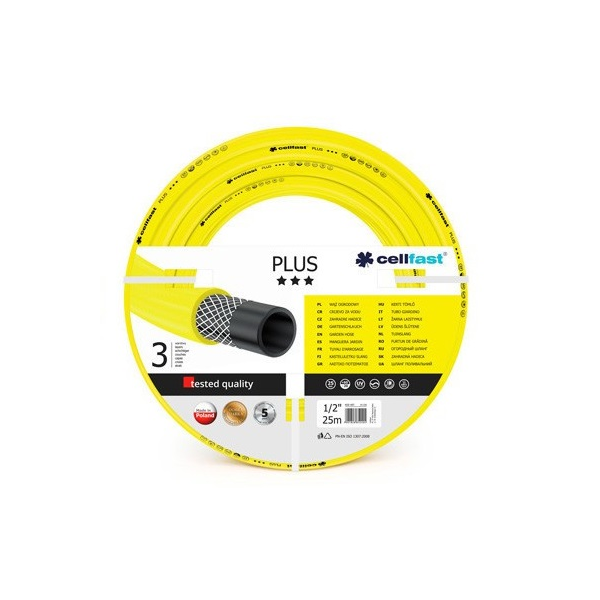 

Шланг поливочный Cellfast PLUS 1/2" длина 25 м