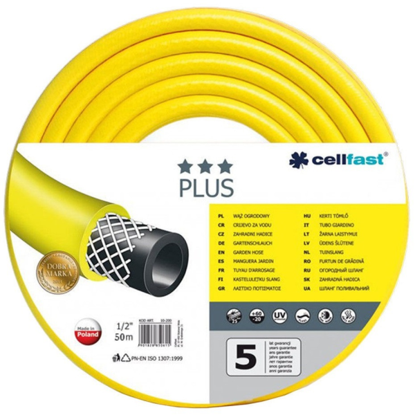 

Шланг поливочный Cellfast PLUS 1/2" длина 50 м