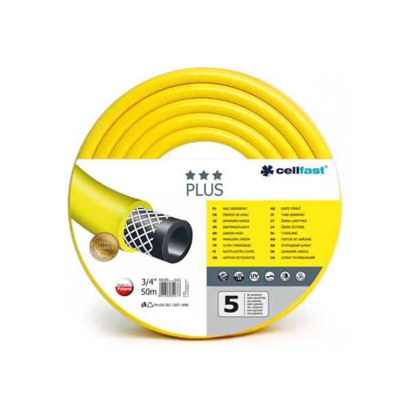 

Шланг поливочный Cellfast PLUS 3/4" длина 50 м