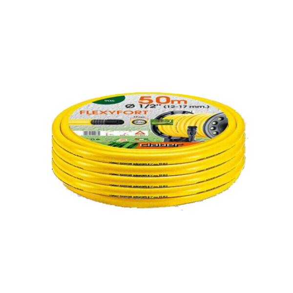 

Шланг поливочный Claber Flexyfort 1/2" 50м желтый (90680000)