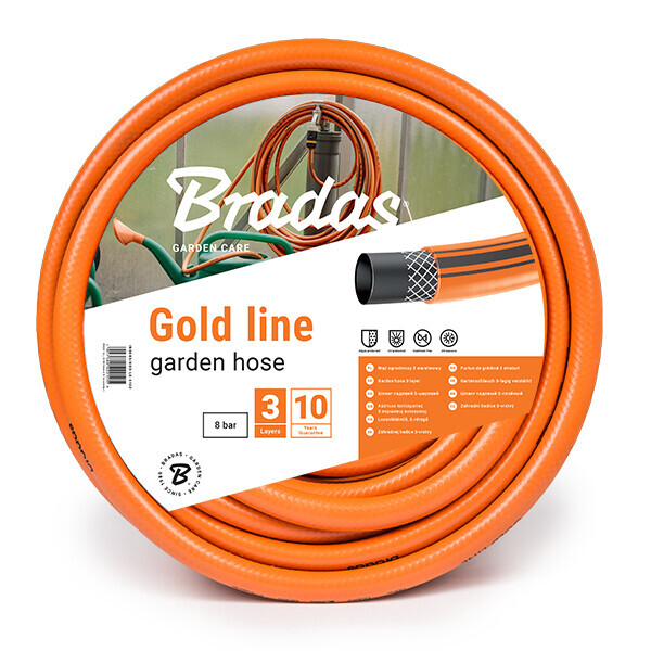

Шланг садовый Bradas GOLD LINE 5/8" 50м, WGL5/850