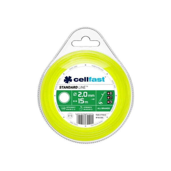 

Леска для триммера Cellfast круглая 2,0мм/15м (35-003)