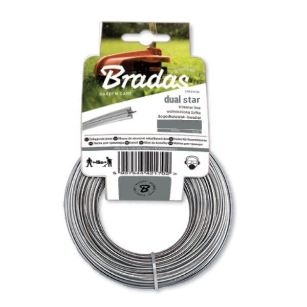 

Леска для триммера Bradas RIPPER DUAL звездочкой 1,6ммx15м (ZRG2415K)