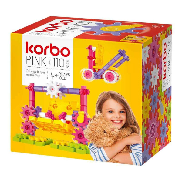 

Набор для творческого конструирования Korbo Pink 110 деталей (R.1406)
