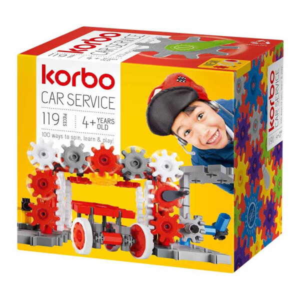 

Набор для творческого конструирования Korbo Car service 119 деталей (R.1401)