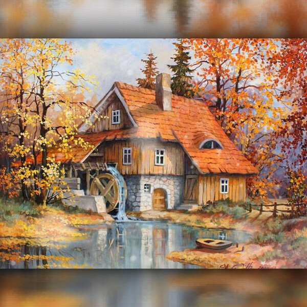 

Алмазная вышивка Дом в лесу 40x50 The Wortex Diamonds (TWD30049L)