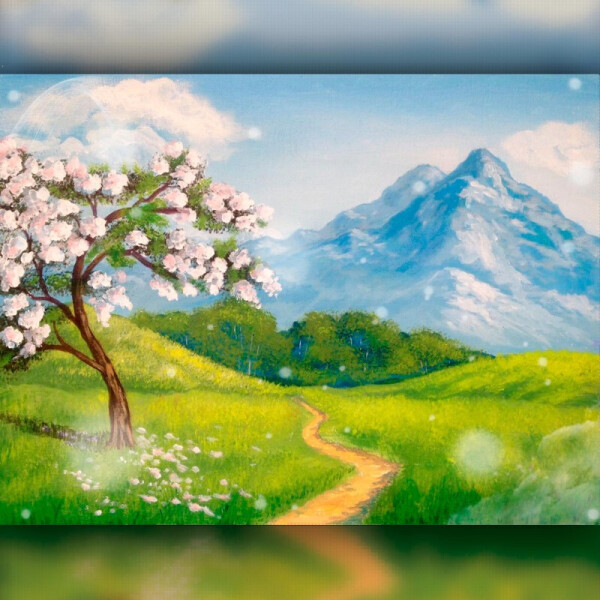 

Алмазная вышивка The Wortex Diamonds Дорога в горы 30x40 (TWD30001)