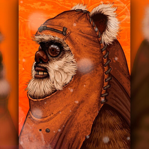 

Алмазная вышивка The Wortex Diamonds Эвок 30x40 (TWD40016)