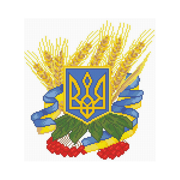

Алмазная вышивка Герб украины