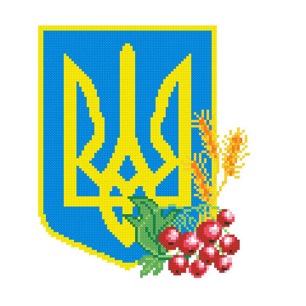 

Алмазная вышивка Герб и калина