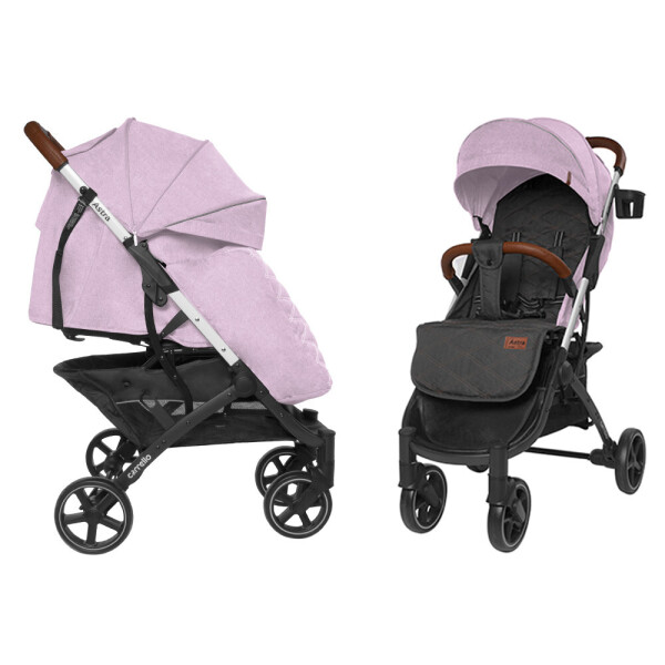 

Коляска прогулочная CARRELLO Astra CRL-5505 Apricot Pink +дождевик