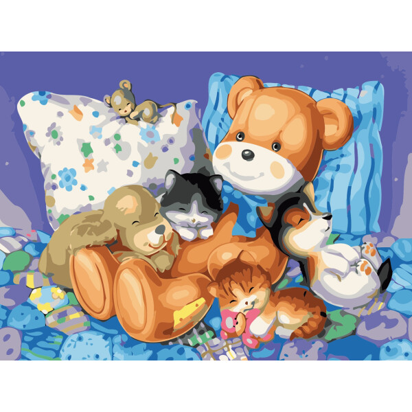 

Картина по номерам Солодкий сон, 30x40 см., Art Story