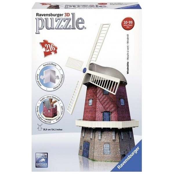 

3D-пазл Ravensburger Ветряная мельница, 216 элементов (RSV-125630)
