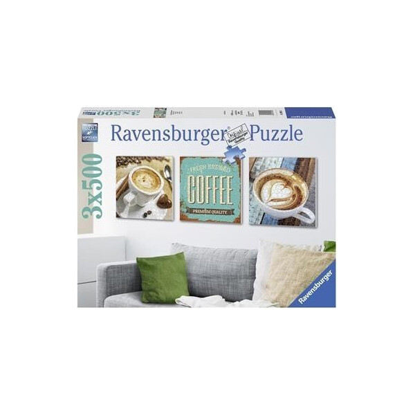 

Пазл Ravensburger 'Время кофе' 3x500 элементов (RSV-199198)