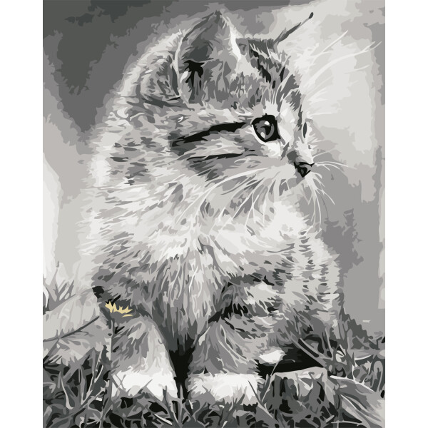 

Картина по номерам Сіреньке диво, 40x50 см., Art Story