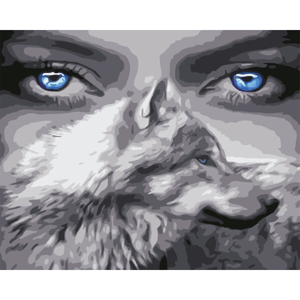 

Картина по номерам Погляд вовчиці, 40x50 см., Art Story