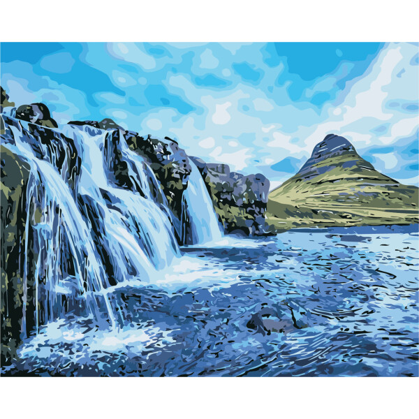 

Картина по номерам Водоспади, 40x50 см., Art Story