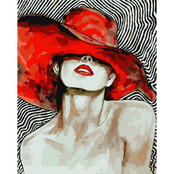 

Картина по номерам Яскрава дама, 40x50 см., ArtStory