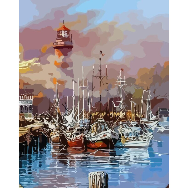 

Картина по номерам На пірсі, 40x50 см., ArtStory