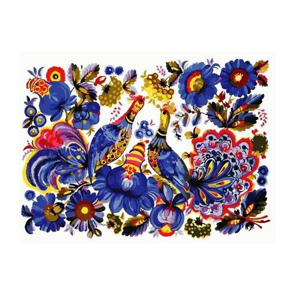

Картина по номерам Петриківський розпис 2, 30x40 см., ArtStory