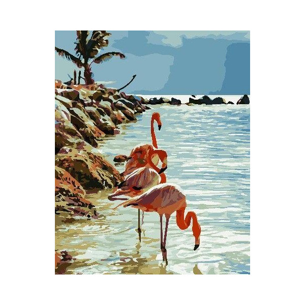

Картина по номерам Фламінго, 40x50 см., ArtStory