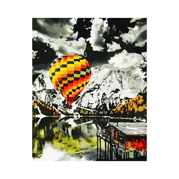

Картина по номерам Політ на повітряній кулі, 40x50 см., ArtStory