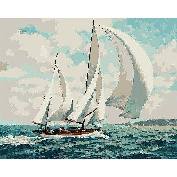 

Картина по номерам По морських просторах, 40x50 см., ArtStory