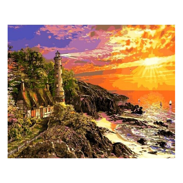 

Картина по номерам Каменная бухта, 40x50 см., Mariposa
